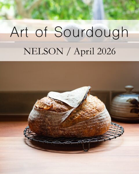Nicola Galloway's Art of Sourdough class in Nelson on Wednesday 15th April 2026
